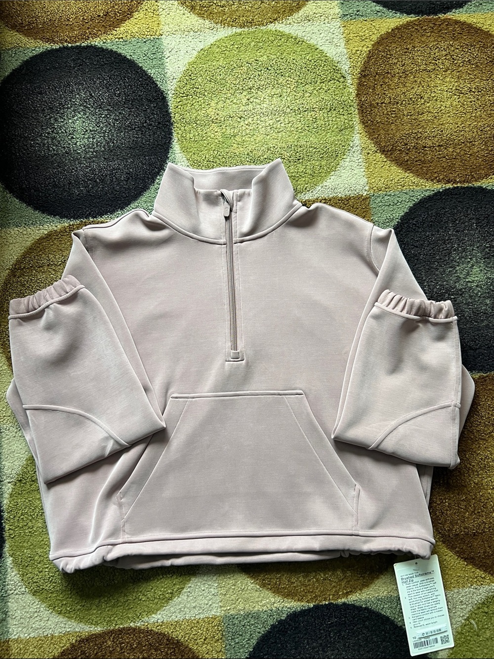 Lululemon Brushed Softstreme Half Zip jacket